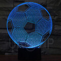 100 Shape Led Night Lamp Color Light Football Illusion 3d