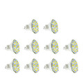 10 Pcs Warm White Led Spotlight Mr11 Gu4(mr11) 100 6w