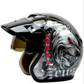 Protector Motorcycle Scooter ZEUS Driving Retro Half Helmet