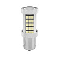 Reverse Brake 1156 BA15S 63SMD Light Bulb with Lens Car LED Turning