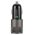 12V 2.1A 1A S5 S4 iPad Dual USB Car Charger QC2.0 6 Plus Samsung Galaxy 5S iPhone 4 3 4