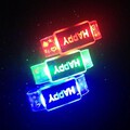 Flashing Party Led Led Happy Bracelet Stick Design Plastic