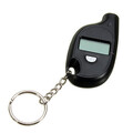 Tyre Tire Wheel Black LCD Digital Car Keychain Air Pressure Gauge Mini