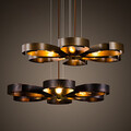 Bar Cafe Pendant Lamp Simple Ceiling Lights Retro Kitchen Pendant Hallway Balcony Metal