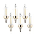 Cool White Led 6pcs Cob Bright E12