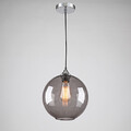 Bubble Design Modern Glass Round Pendant Light Grey