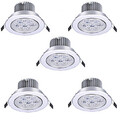 Color Led 5pcs Warm Lights Leds Receseed 85-265v