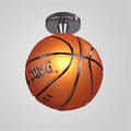 Bedroom Basketball Hallway Flush Mount Living Room Modern Ceiling Lamp Restaurant Fixture