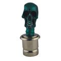 Blue Style Silver Cool Car Cigarette Lighter Skull Head