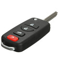 Folding Flip Remote Key Case Uncut Armada Nissan