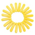 Plastic Yellow 20pcs Tire Rim Mount Protectors Demount Head Tire Changer Inserts