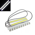 12V White Bulb DRL LED COB Car Driving Daytime Running Light