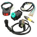 Wiring Loom Bike Kill Switch Coil CDI Kit 110cc 125cc 140cc Pit Spark Plug