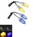 Bulb Light Turn Signals LED Blue Yellow Universal Motorcycle Bike 3W