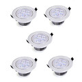 5leds Color Led Cool White 5pcs Lights 85-265v