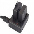 Battery 3.7V Git GIT1 GIT2 Dual Charger 3.5W 2Pcs Camera