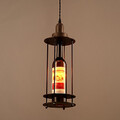 House Bottle Drop Decorate Pendant Lamp Indoor Light American Retro