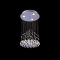 50w Modern/contemporary Dining Room Feature For Crystal Metal Painting Pendant Light Hallway Living Room