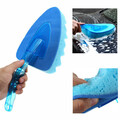 EVA Cleaning Tool Brush Sponge Wash Wave ABS Car Truck Vehicle Triangle