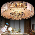 Flush Mount Electroplated Modern/contemporary Living Room Bedroom Dining Room Feature For Crystal Metal