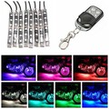 Remote RGB LED Kit Strip Glowing Motorcycle Sport Bike Light Multi Color