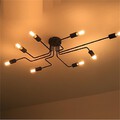 Bedroom Minimalist Art Personality Chandelier Retro Ceiling Spider