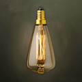 Retro Bulb Chandelier Light 220v-240v St48 Yellow