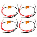 Indicator Light 4pcs 12V Resistor Flasher Relay Aluminum 25W Motorcycle Car