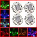 4pcs LED Remote Control Flash RGB Car Lights Wheel Tire Valve Solar Energy Cap