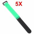 x 20cm Multicolor Reusable Nylon Cable Cord Ties Tidy Straps Hook Loop Green 5pcs 2cm