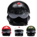 Double Lens Force Size Pilot Jet Air Motorcycle Scooter Helmet