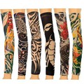 Party Arm Stockings Styles Mix 6pcs Temporary Tattoo Sleeves Stretchy