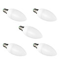 Led E14 Smd 5 Pcs Candle Light Warm White Ac 220-240 V 5w