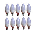 Ac 220-240 V 10 Pcs Smd Led Warm White Candle Light 4w