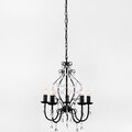 Max:60w Office Chandelier Feature For Crystal Metal Painting Dining Room Country