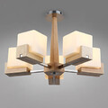 Mini Style Office Bamboo Study Room Bedroom Flush Mount Modern/contemporary