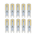 10 Pcs Light G9 Led Warm Smd 6w