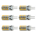 G4 Dimmable Dc12v Warm White 6pcs Cool White Light Led Corn Bulb 3000k/6000k