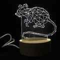 Ikea Simple Animal Lamp Night Light Creative Fawn Series Nordic