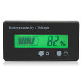 LCD Lithium Battery Digital Voltmeter 12V Indicator Lead Capacity Acid