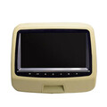 9 Inch Monitors Car Headrest Beige Screen DVD HD Digital Display