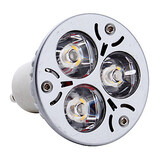 Warm White Led Spotlight Gu10 Mr16 High Power Led Ac 85-265 V 3w