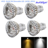 3-led Light 4pcs Dimmable 3000/6000k Warm White White 200lm