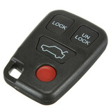 4 Buttons Volvo Remote Key Fob Case V70 XC70 S80 V40 XC90