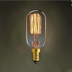 Screw Small Retro Wire Straight Light T45 E14