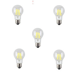 Ac85-265v 5pcs E27 Filament Lamp 800lm Cool White Degree Warm Color Edison Filament Light Led  8w