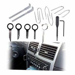 Autos Removal Key CD Player Stainless Steel Car Radio Stereo Tool for BMW Benz