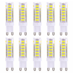 Warm White Ac 220-240v 9w 10pcs Led Bi-pin Light High Bright Cool White Light G9