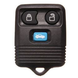 Buttons Remote Key Case Shell Three Replacement Ford Mazda Black