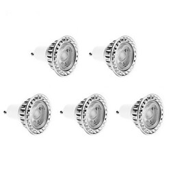 Ac 220-240 V 5w Gu10 Dimmable Led Spotlight Cob 5 Pcs Warm White